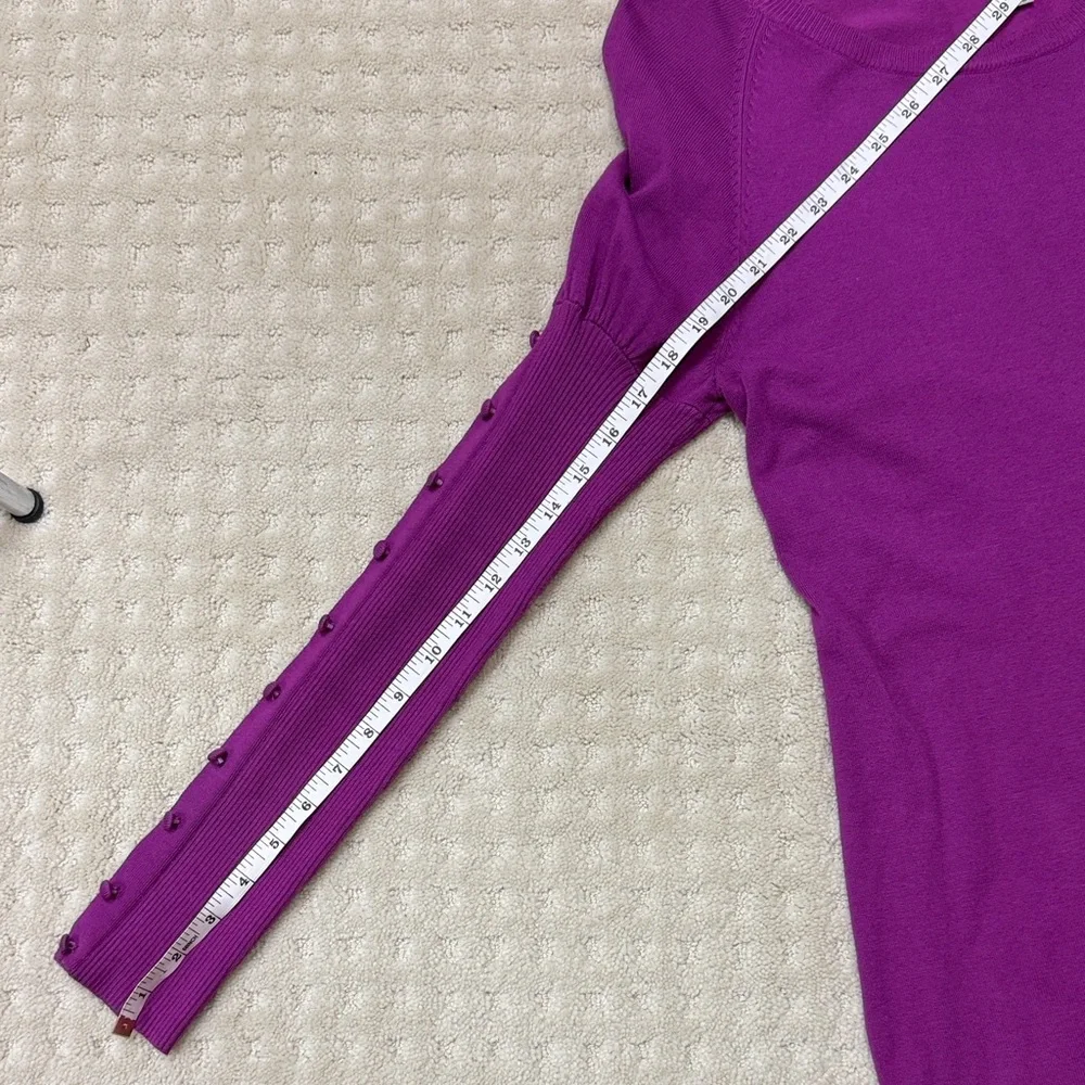 Tristan Fuchsia Long Sleeve Dress, Medium - Picture 10 of 10